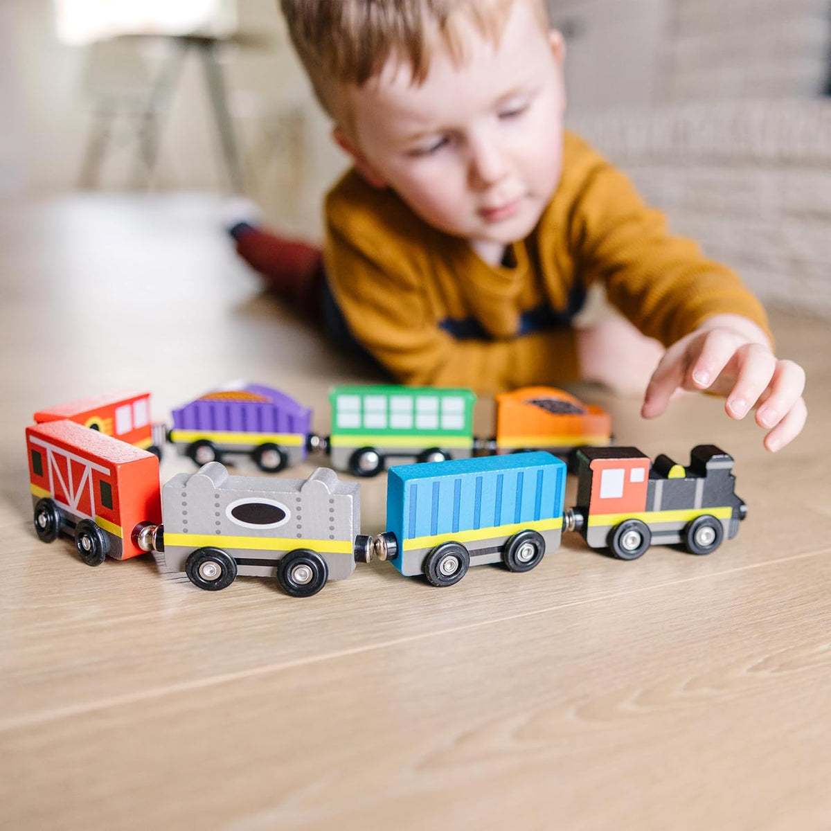 Magnetic Wooden Train Car