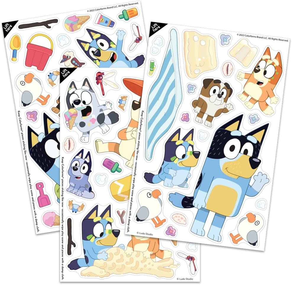 Colorforms Bluey