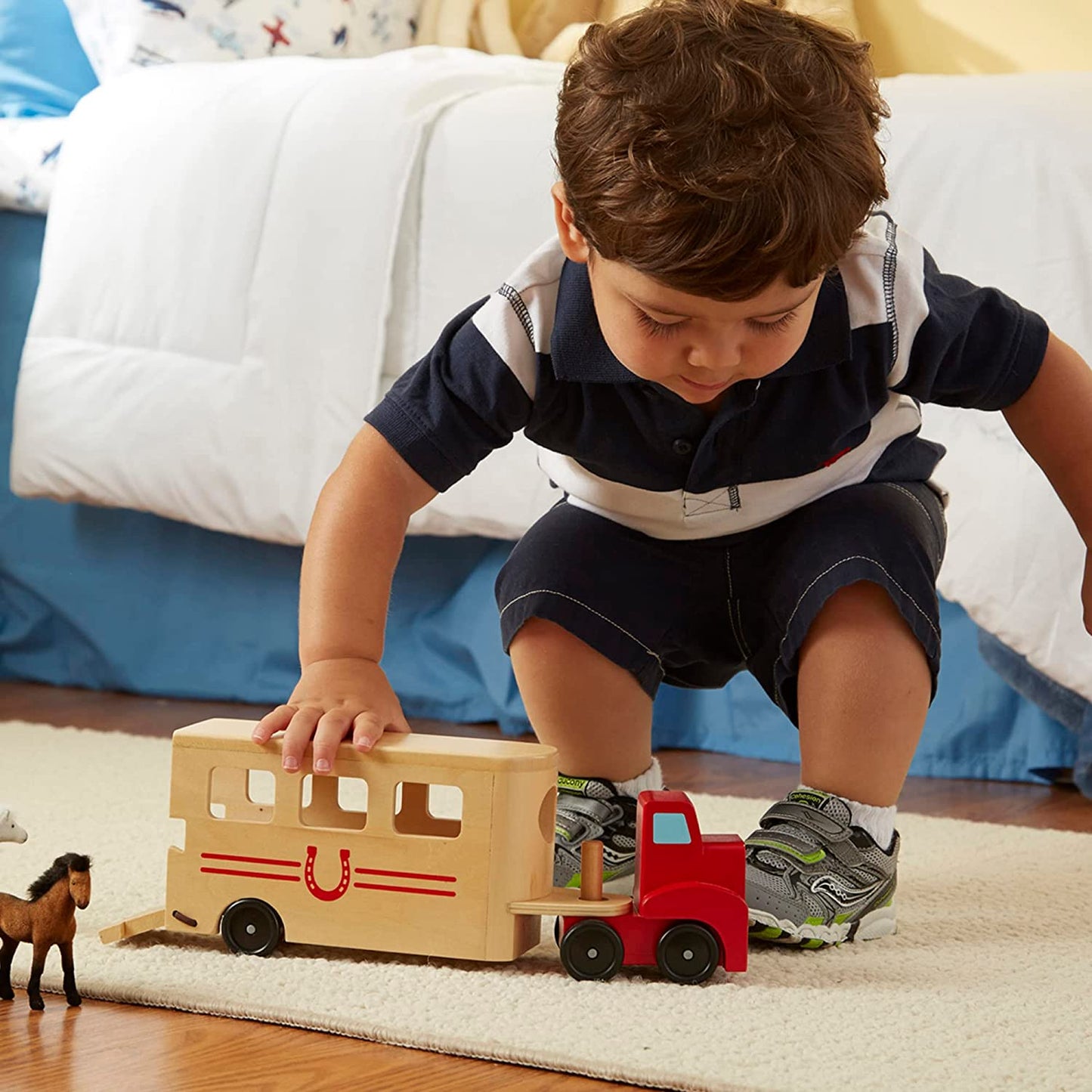 Horse Carrier Play Set