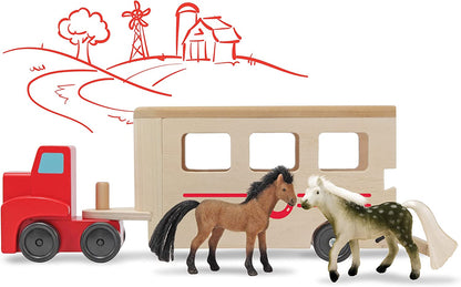 Horse Carrier Play Set