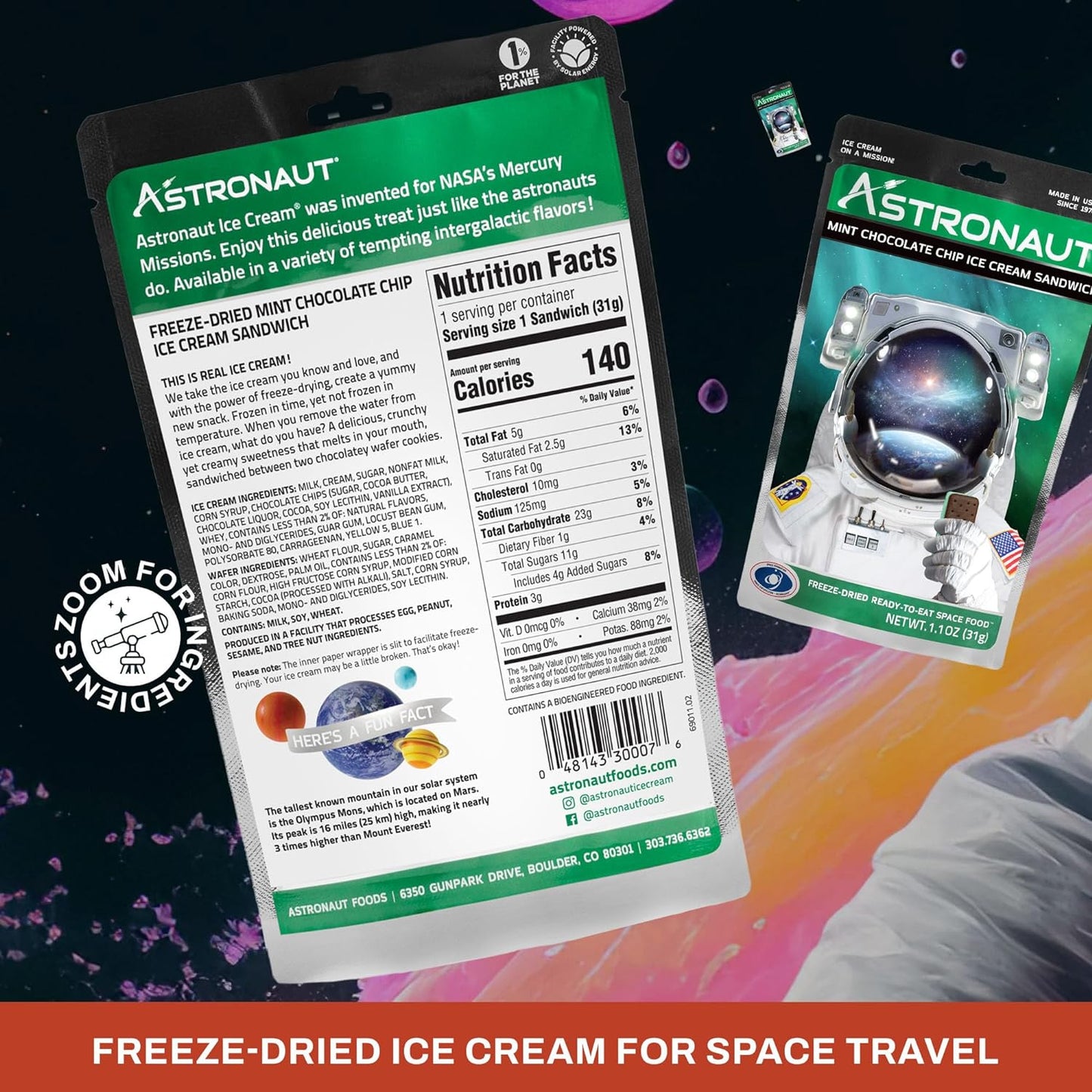 Mint Atronaut Ice Cream