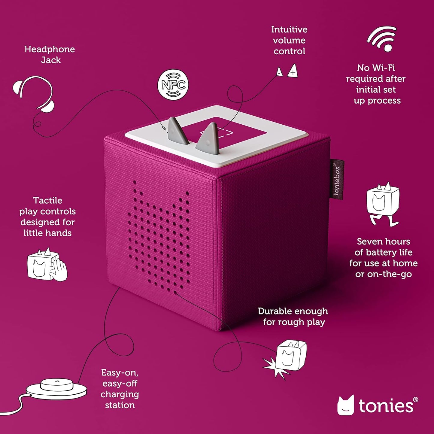 Toniebox Purple Puppy