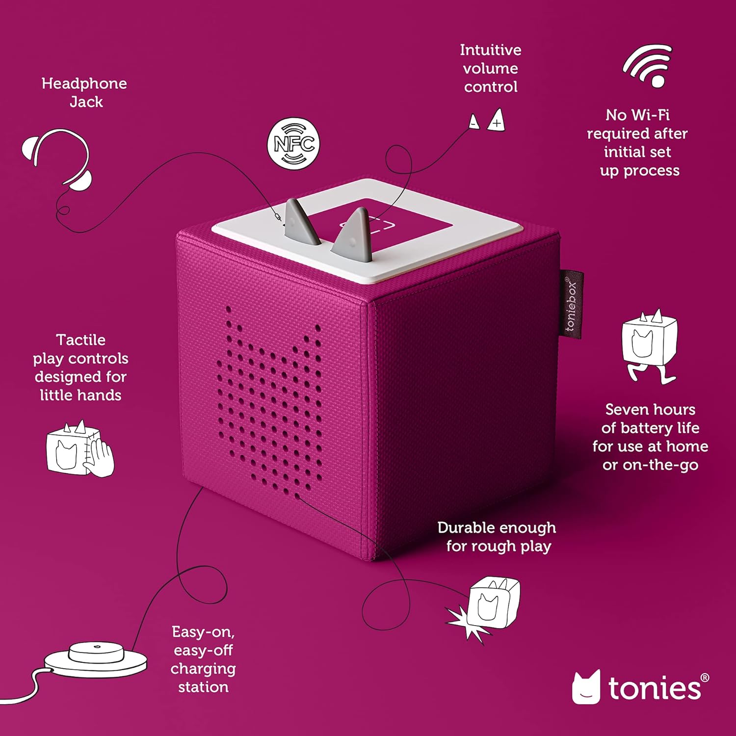 Toniebox Purple Puppy