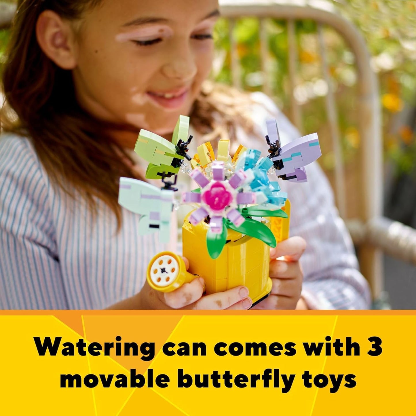 Flowers in Water Can