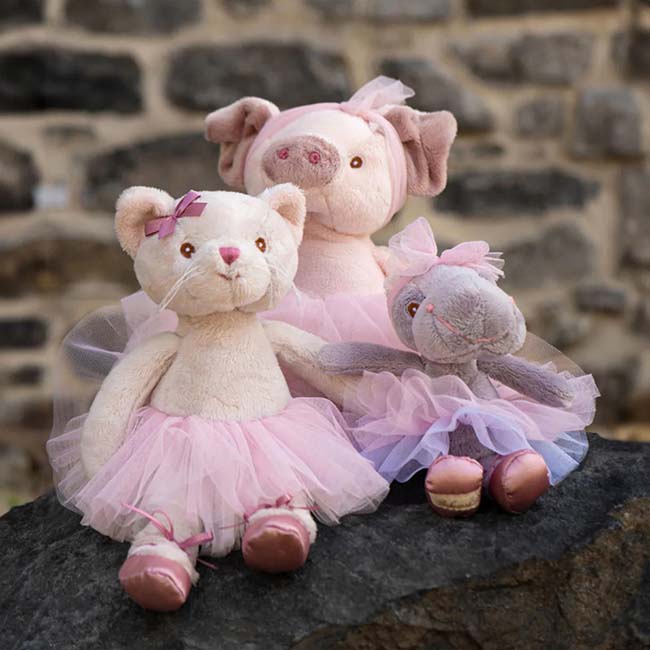 Cute Rafaella Plush Hippo Ballerina