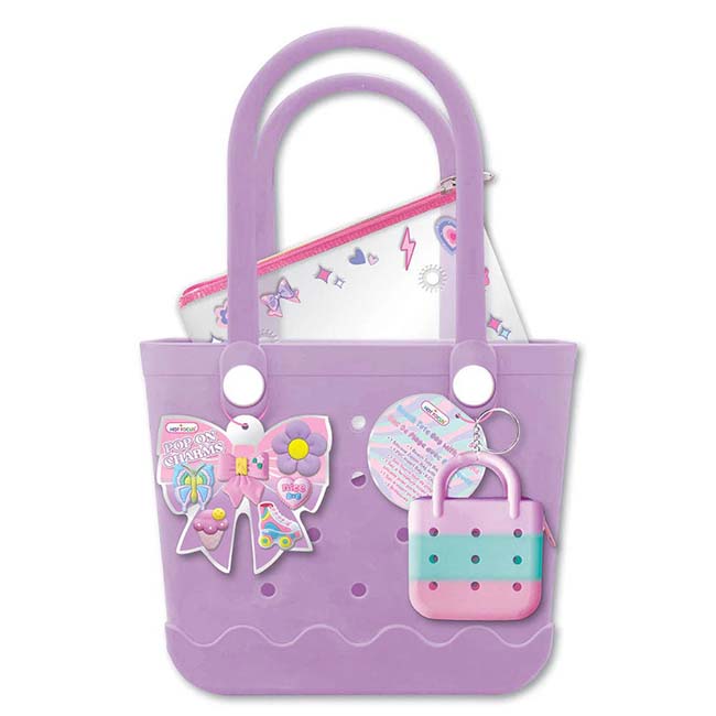 Beach Tote Bag Charms Bow