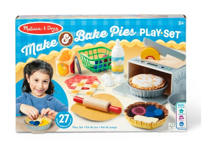 Doughlicious Make and Bake Pies Play  Set