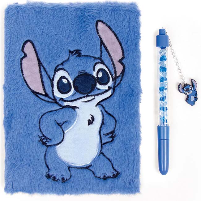 Stitch Fuzzy Journal &pen