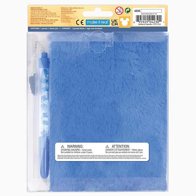 Stitch Fuzzy Journal &pen