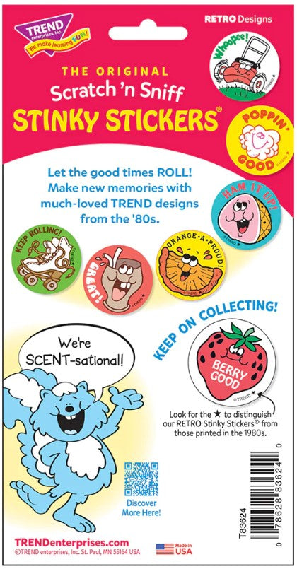 Keep Rolling! Leather Scratch 'n Sniff Stinky Stickersgö¼-½