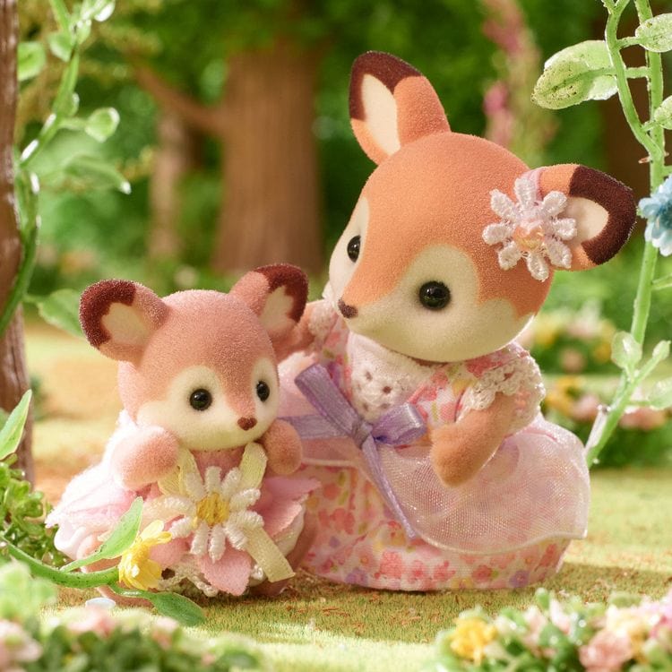Cc Deer Babies Floral