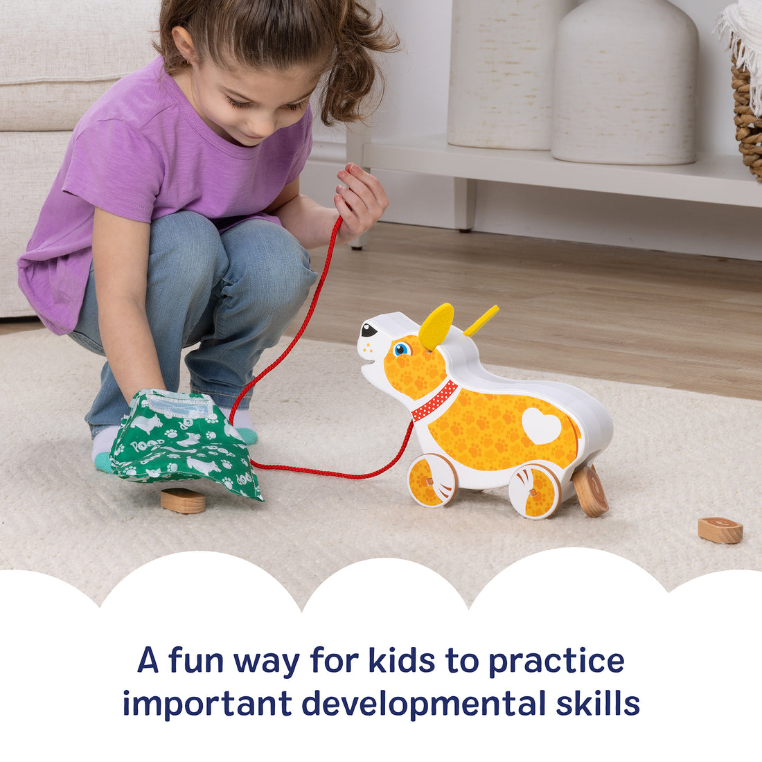 Feed, Walk & Poo Pup Play Set